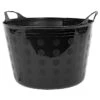 Tuff Flex Tub 16 Gallon Black -Gardening Supplies f16 bk 1
