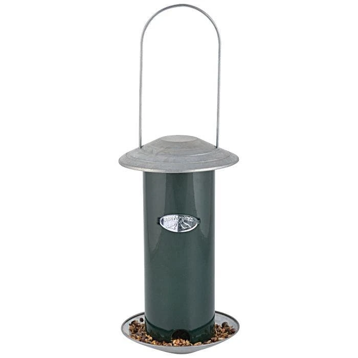 Cylindrical Metal Feeder, Green 4 Cylindrical Metal Feeder, Green - Image 2