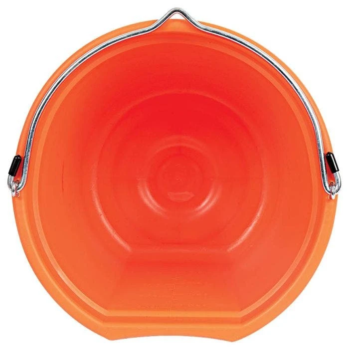 5 Gallon Heavy Duty Orange Flatback Bucket 4 5 Gallon Heavy Duty Orange Flatback Bucket - Image 2