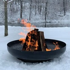 Metal Low Fire Pot -Gardening Supplies ff478am 4