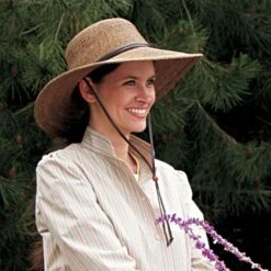 Sloggers Womens Braided Wide Brim Hat Brown -Gardening Supplies ghb01 2