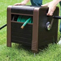 Decorative Hose Box, 200ft Capacity 14 Decorative Hose Box, 200ft Capacity -Gardening Supplies hb778 2