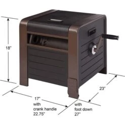 Decorative Hose Box, 200ft Capacity 11 Decorative Hose Box, 200ft Capacity -Gardening Supplies hb778 4