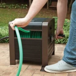 Decorative Hose Box, 200ft Capacity 13 Decorative Hose Box, 200ft Capacity -Gardening Supplies hb778 6