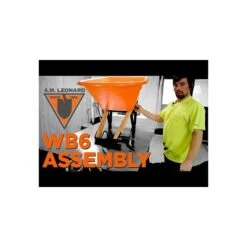 Leonard 6-Cubic-Foot Capacity Poly Tray Wheelbarrow With Pneumatic Tire -Gardening Supplies hqdefault 17 3