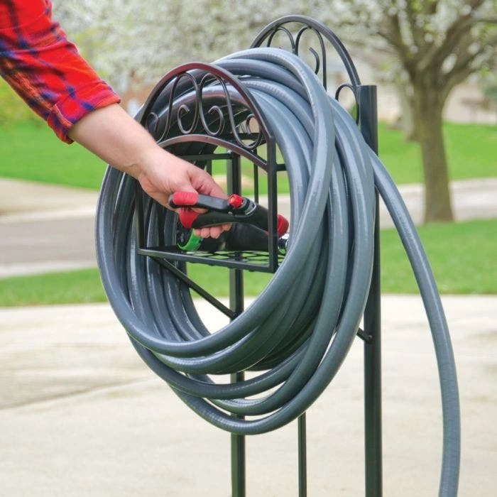 Hose Stand With Storage Shelf 4 Hose Stand With Storage Shelf - Image 2