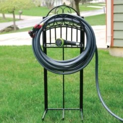 Hose Stand With Storage Shelf 10 Hose Stand With Storage Shelf -Gardening Supplies hs119 3