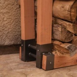 Outdoor Log Storage Brackets -Gardening Supplies iwrb 12am 3 1