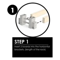 Outdoor Log Storage Brackets -Gardening Supplies iwrb 12am 5 1