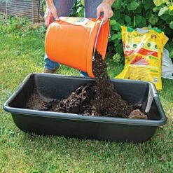 26 Gallon Mortar And Soil Mixing Tub 36x24x8 17 26 Gallon Mortar And Soil Mixing Tub 36x24x8 -Gardening Supplies m100tsge mixing soil 2