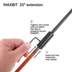 The MAXBIT Garden Hole Digging Drill Bits With Extension -Gardening Supplies mbx px 4