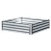 EarthMark Galvanized Metal Raised Garden Bed Low Square 40x40 -Gardening Supplies mgb l023
