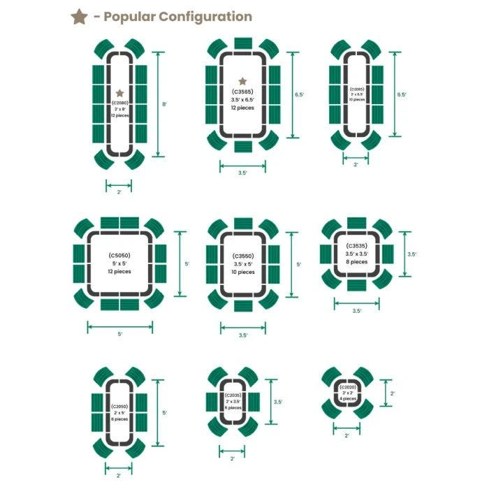 Vego Extra Tall 9 In 1 Modular Raised Bed, Olive Green 4 Vego Extra Tall 9 In 1 Modular Raised Bed, Olive Green - Image 2