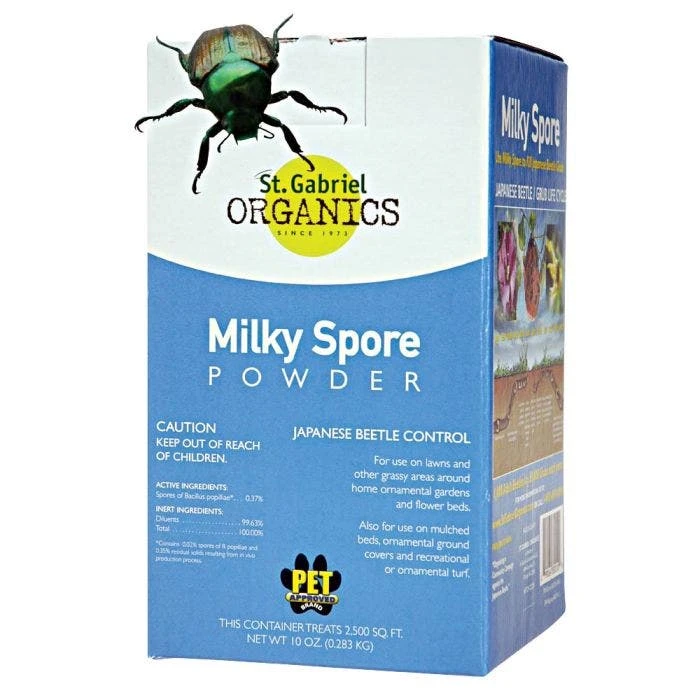Milky Spore Powder For Organic Lawn Grub Control 10 Oz. 3 Milky Spore Powder For Organic Lawn Grub Control 10 Oz.