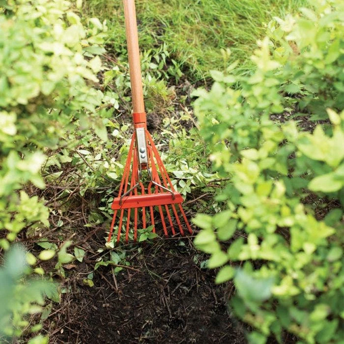 Leonard Narrow Shrub Rake, 54in Handle 6 Leonard Narrow Shrub Rake, 54in Handle - Image 4