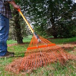 Leonard Spring Rake W/ Fiberglass Handle, 24 Tines 15 Leonard Spring Rake W/ Fiberglass Handle, 24 Tines -Gardening Supplies msrf 224 3 1