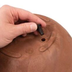 Self-Watering Napa Hanging Bowl Planter, Rust -Gardening Supplies nh32129 2