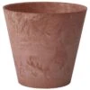 Self-Watering Napa Round 12" Planter Rust -Gardening Supplies nr08122
