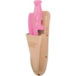 Pink Leonard Deluxe Soil Knife And Traditional Bypass Pruner With Sheath 11 Pink Leonard Deluxe Soil Knife And Traditional Bypass Pruner With Sheath -Gardening Supplies pk2c 1 1