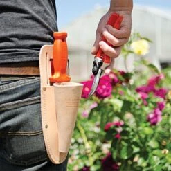 Deluxe Soil Knife, Pruner, Sheath Combo By A.M. Leonard, Lifetime Warranty -Gardening Supplies pkcom 3 1
