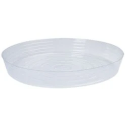 25in Clear Plastic Pot Saucer