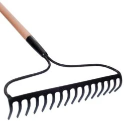 Leonard Bow Rake With Forged Steel Head And Ash Handle -Gardening Supplies r16 2 1