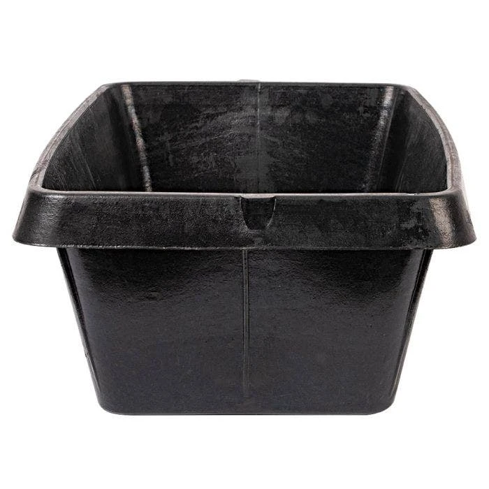 5.25 Gallon Square Rubber Tub 4 5.25 Gallon Square Rubber Tub - Image 2