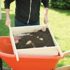 Wheelbarrow Sifter For Compost And Soil -Gardening Supplies s22 6