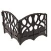 Decorative Scroll Interlocking Edging Black 1 Decorative Scroll Interlocking Edging Black -Gardening Supplies sde20 blk