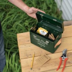 Seed Packet Organizer Storage Tin -Gardening Supplies sotg 6