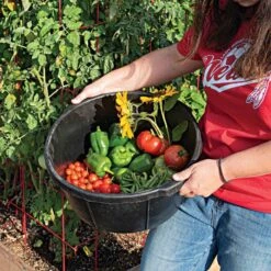 6 Gallon Round Rubber Tub 9 6 Gallon Round Rubber Tub -Gardening Supplies srb6tsge live garden