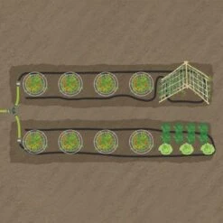 Leonard Simple Soak Garden Row Watering Kit -Gardening Supplies srk100 3