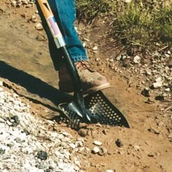 Toolite Round Point Shovel With Perforated Blade And D-Grip Fiberglass Handle -Gardening Supplies stl27 3 1