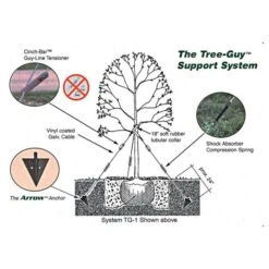 Tree-Guy Arrow Anchor W/ 12' Tree Tie Webbing -Gardening Supplies tg4b 4