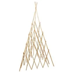 Bamboo Teepee Trellis, 60in Open, 56in H X 39in W