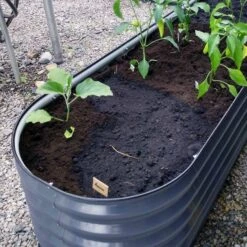 Vego 6-in-1 Modular Metal Raised Bed, Modern Grey -Gardening Supplies vb6n1 gr 5 1