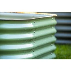Vego 9 In 1 Modular Metal Raised Bed, Olive Green -Gardening Supplies vb9n1 og 4