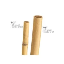 Natural First Cut Premium Bamboo Stakes, Bundle 7 Natural First Cut Premium Bamboo Stakes, Bundle -Gardening Supplies vp bbn 2