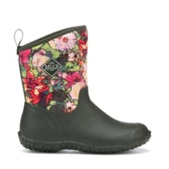 Womens Muckster II Mid Muck Boots Green -Gardening Supplies vp g5013 3