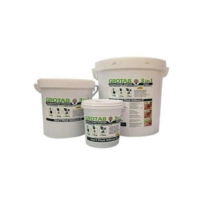 Grotab 3-in-1 Premium Plant Starter (12-8-4) 3 Grotab 3-in-1 Premium Plant Starter (12-8-4)
