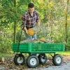 Leonard Utility Wagon, 30in X 46in X 7.5in Tray -Gardening Supplies vp gw45