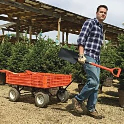 Leonard Utility Wagon, 30in X 46in X 7.5in Tray 15 Leonard Utility Wagon, 30in X 46in X 7.5in Tray -Gardening Supplies vp gw45 2