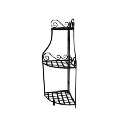 Black Forged Steel Plant Stand 9 Black Forged Steel Plant Stand -Gardening Supplies vp ps 2
