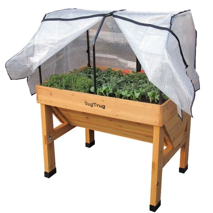 VegTrug Small Garden Bed Greenhouse Frame And PE Cover 3 VegTrug Small Garden Bed Greenhouse Frame And PE Cover