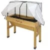 VegTrug Wall Hugger Small Garden Bed Greenhouse Frame And PE Cover -Gardening Supplies vtgfpwhs