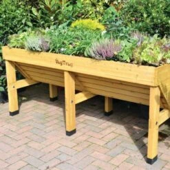 VegTrug Medium Elevated Garden Bed Natural -Gardening Supplies vtmd 4