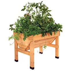 VegTrug Small Elevated Garden Bed Natural