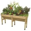 VegTrug Wall Hugger Medium Elevated Garden Bed Natural -Gardening Supplies vtwhm 3