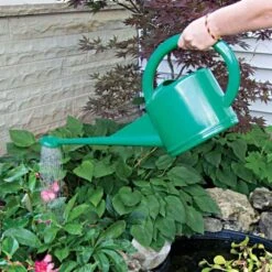 Dramm 5 Liter Plastic Watering Can, Long Spout With Rose -Gardening Supplies wc5d 2