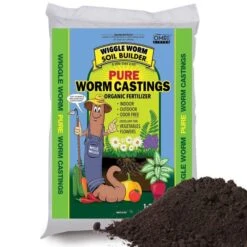 Wiggle Worm Soil Builder With Earthworm Castings 15lb Bag